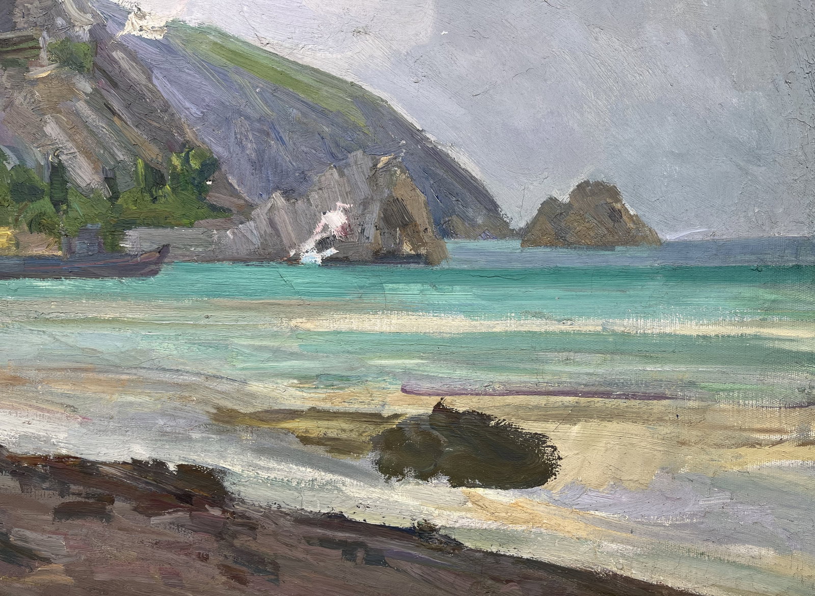 Oil painting Evening by the sea Kogan-Shatz - 8