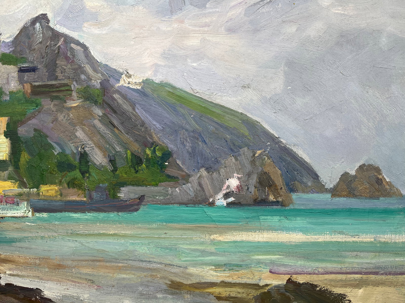 Oil painting Evening by the sea Kogan-Shatz - 9