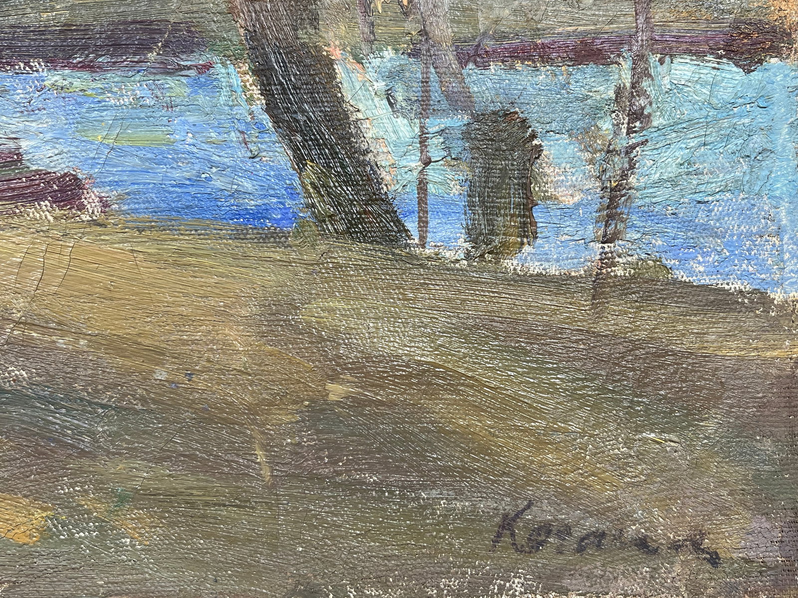 Oil painting Golden field Kogan-Shatz - 10