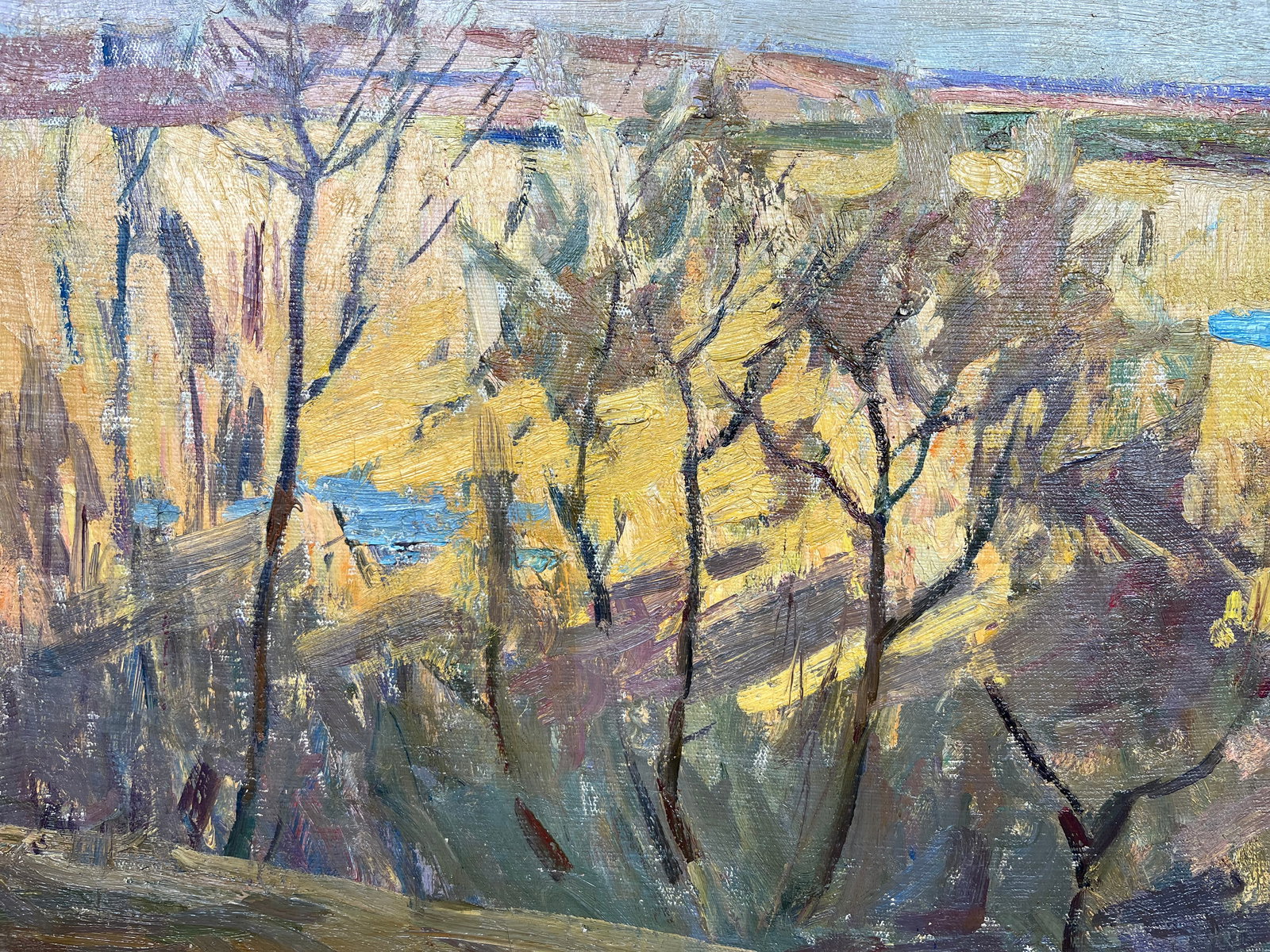 Oil painting Golden field Kogan-Shatz - 6