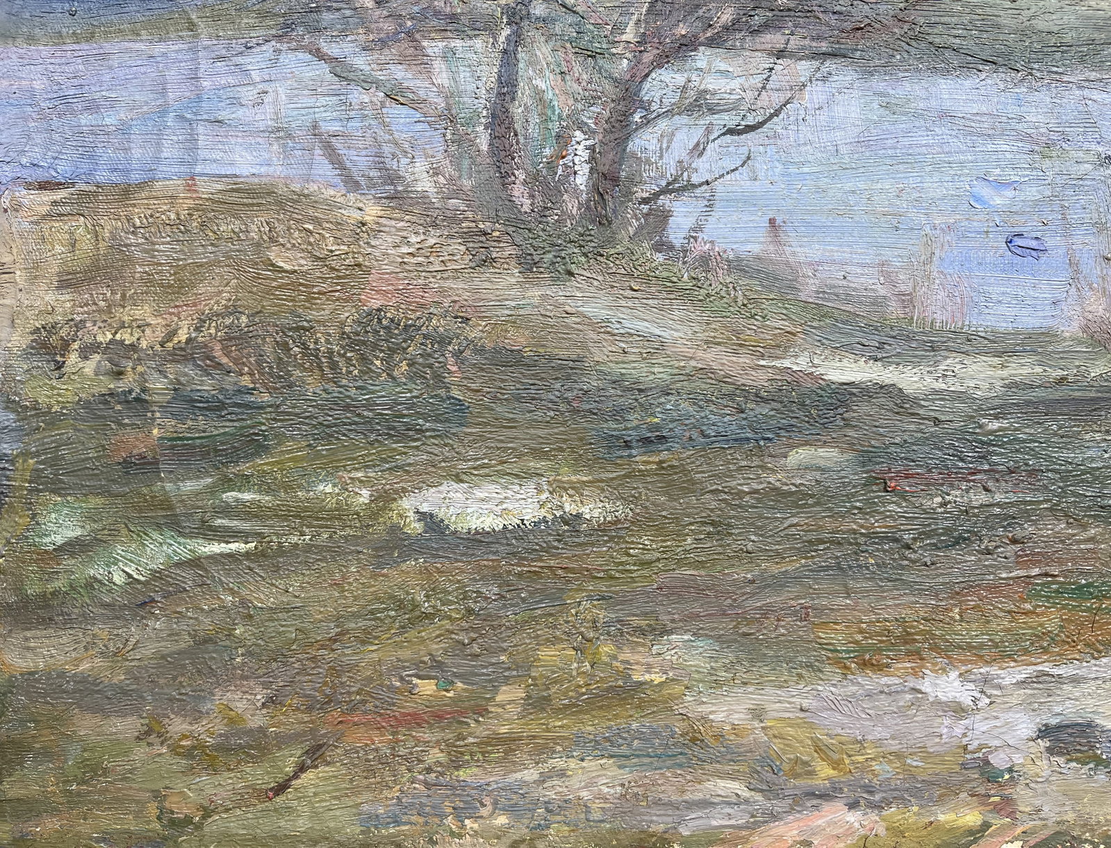 Oil painting Last snow Kogan-Shatz - 6