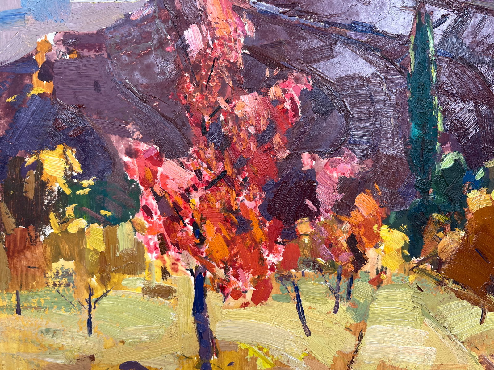 Oil painting Plowed fields Strelov A. - 5