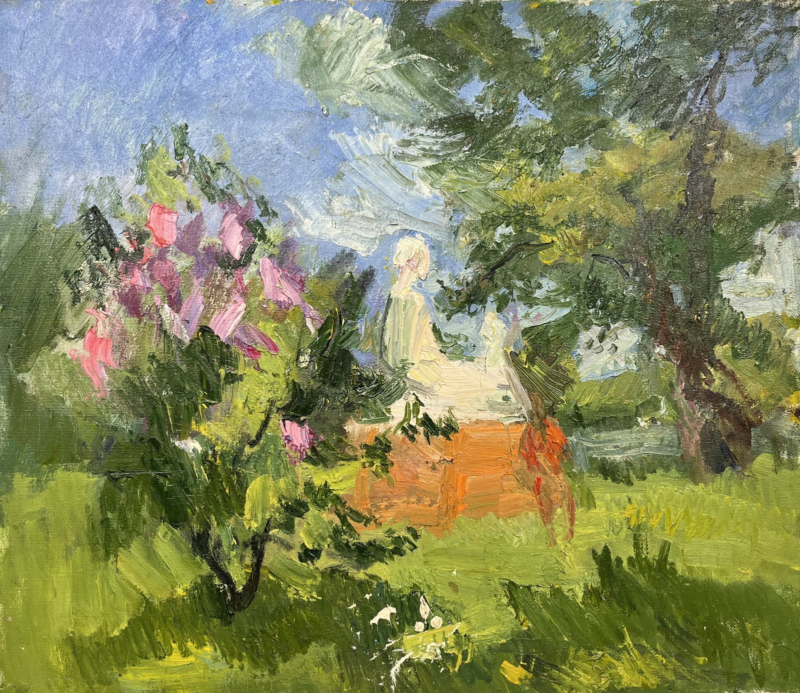 Oil painting Lilac bush Kogan-Shatz (1 of 8)