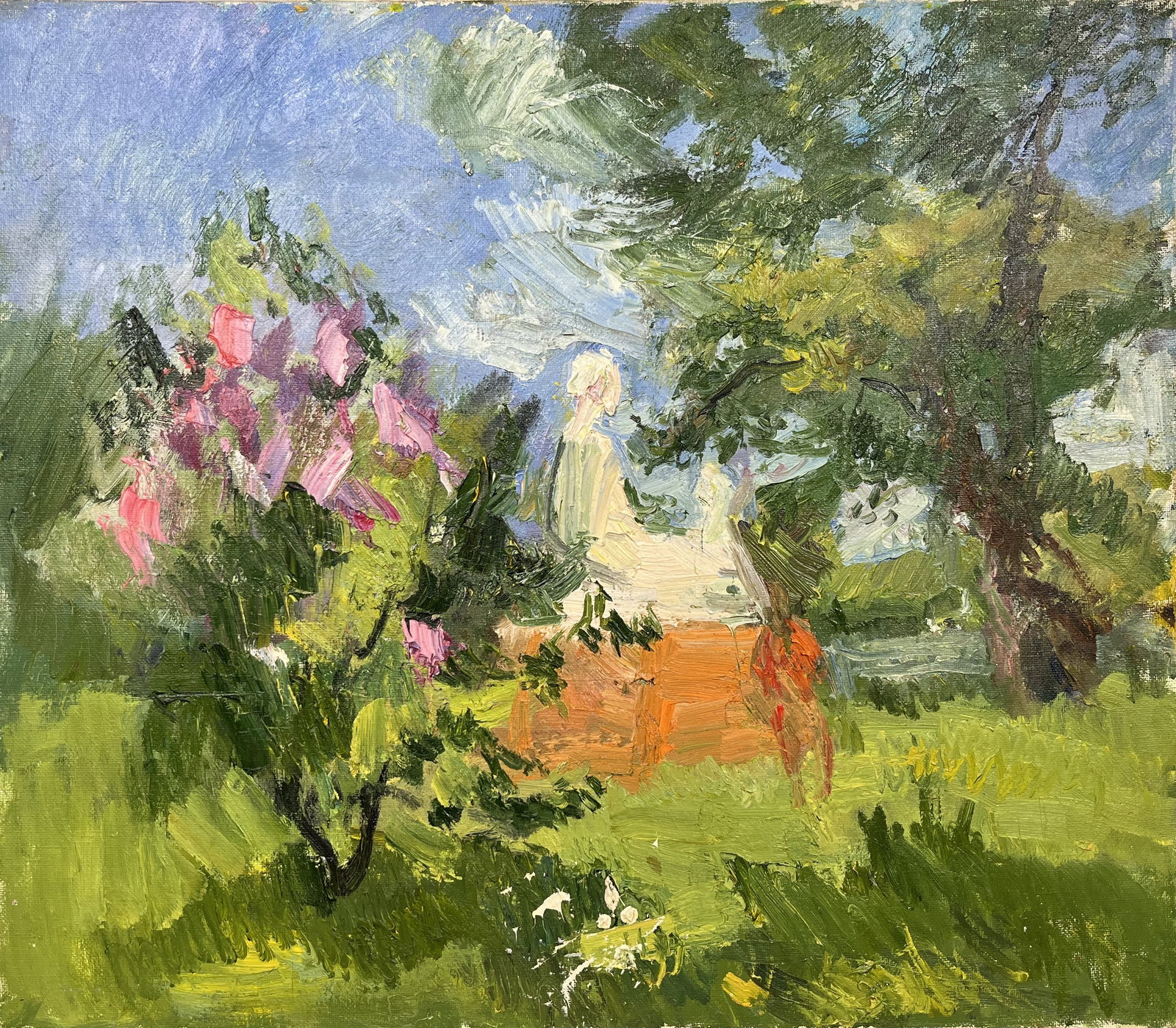 Oil painting Lilac bush Kogan-Shatz - 2