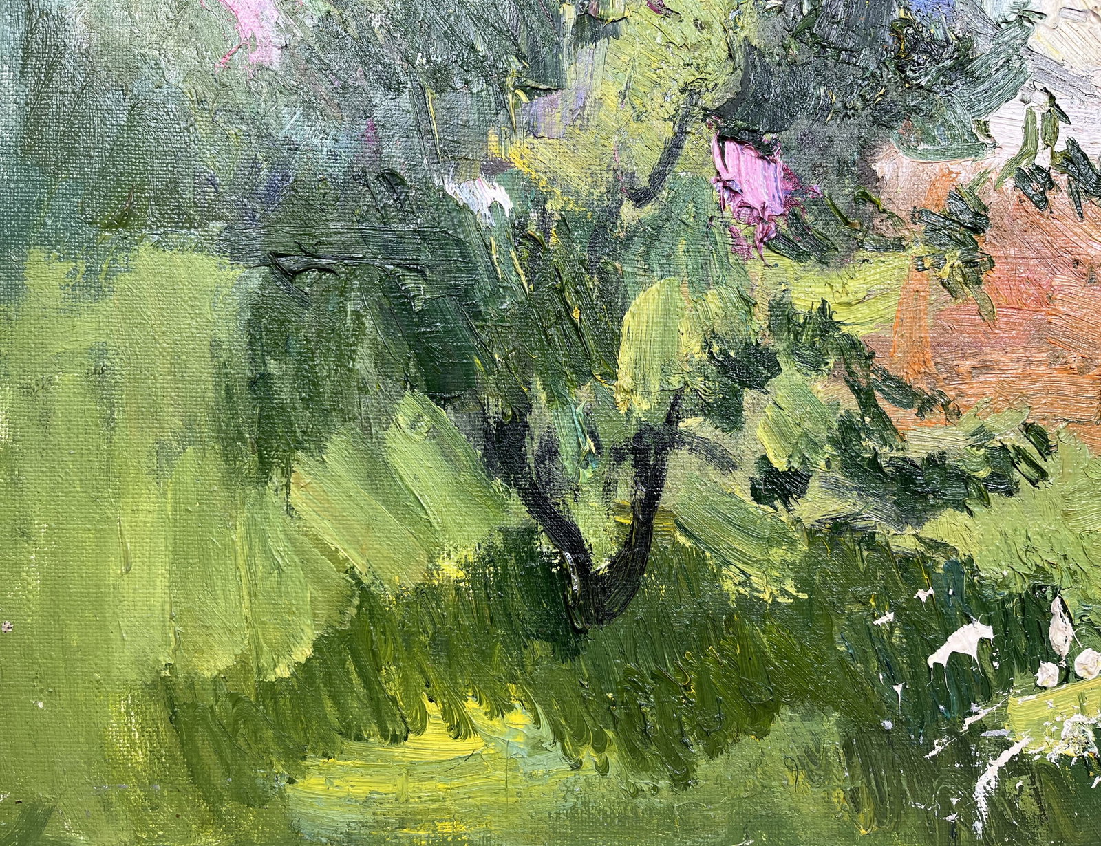 Oil painting Lilac bush Kogan-Shatz - 5