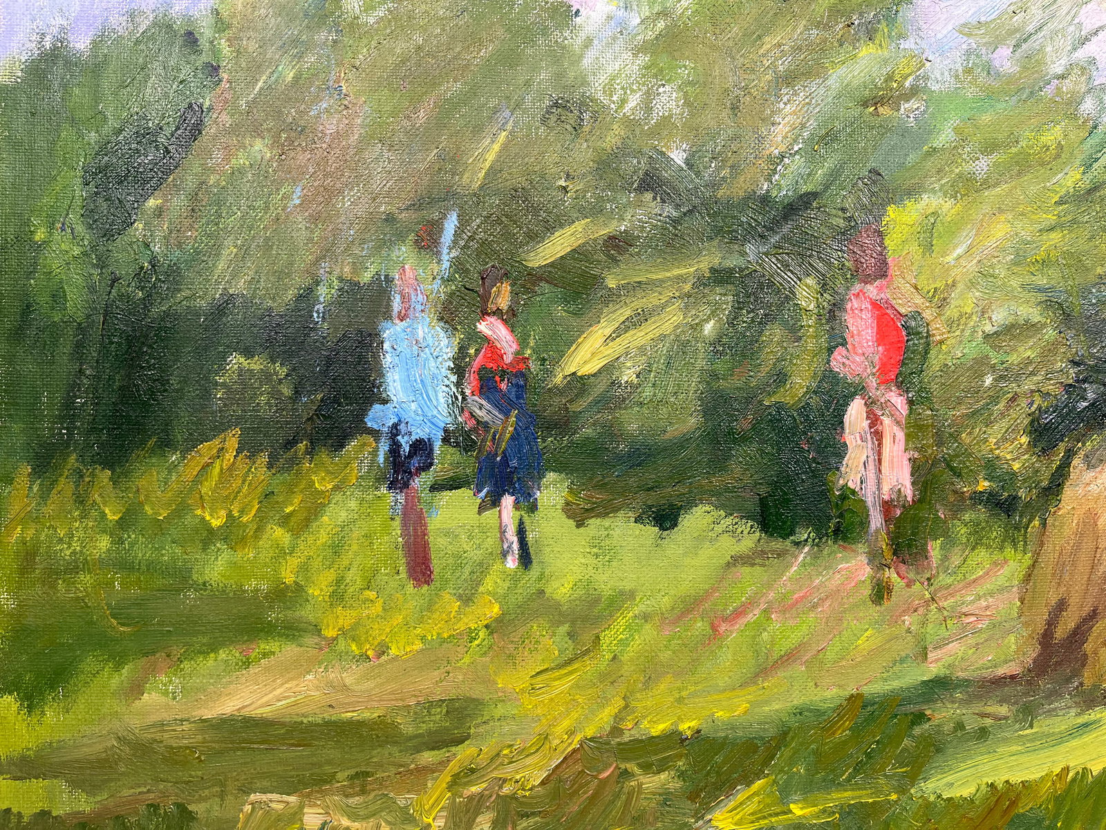 Oil painting In the meadow Kogan-Shatz - 6