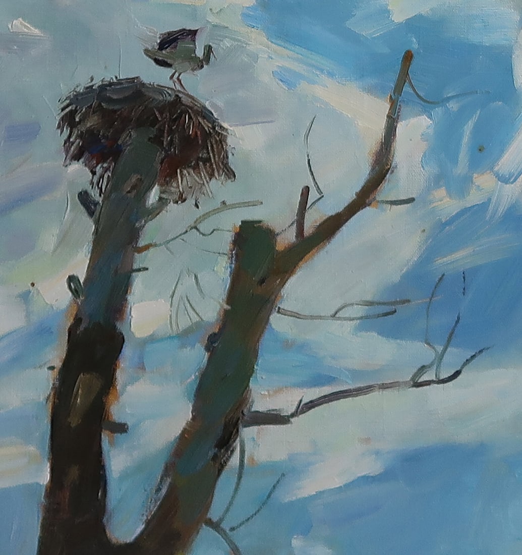 Oil painting Storks Serg Kovalenko - 8