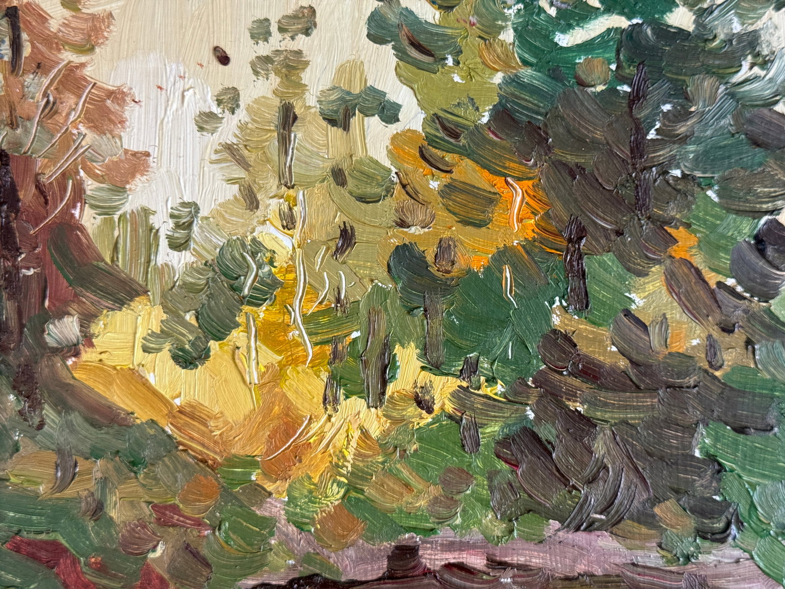 Oil painting with frame Autumn K. Leonid - 3