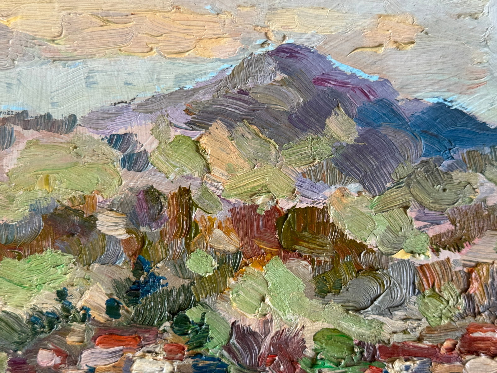 Oil painting with frame Carpathians. Chorna Tysa K. Leonid - 3