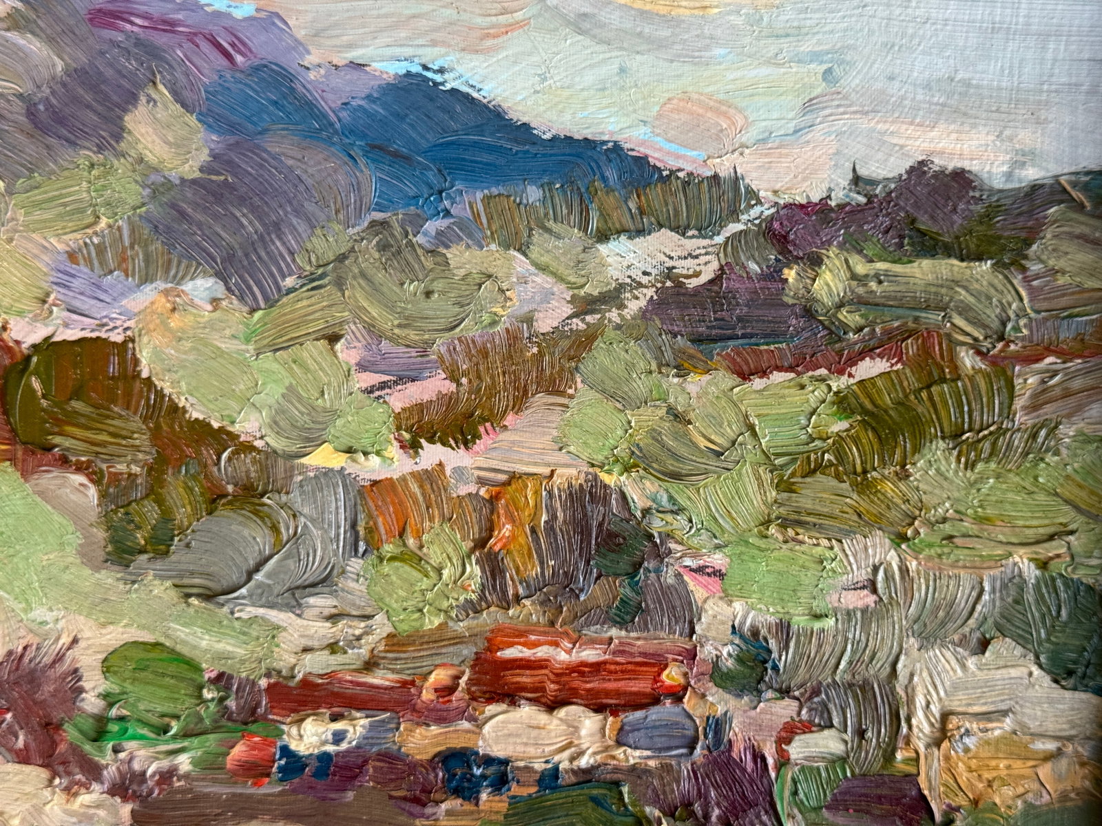 Oil painting with frame Carpathians. Chorna Tysa K. Leonid - 4