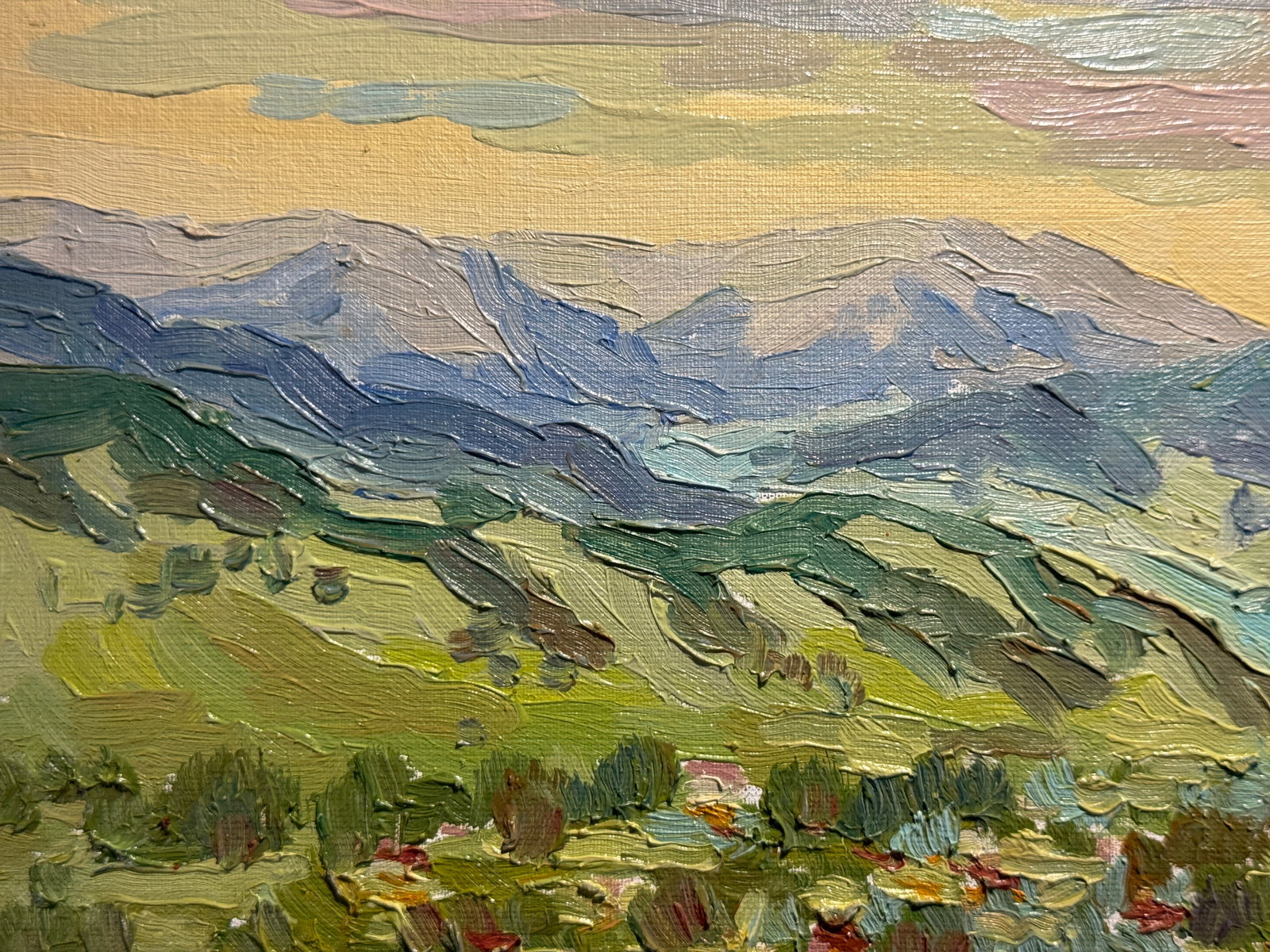 Oil painting Carpathians Verkhovyna K. Leonid - 2