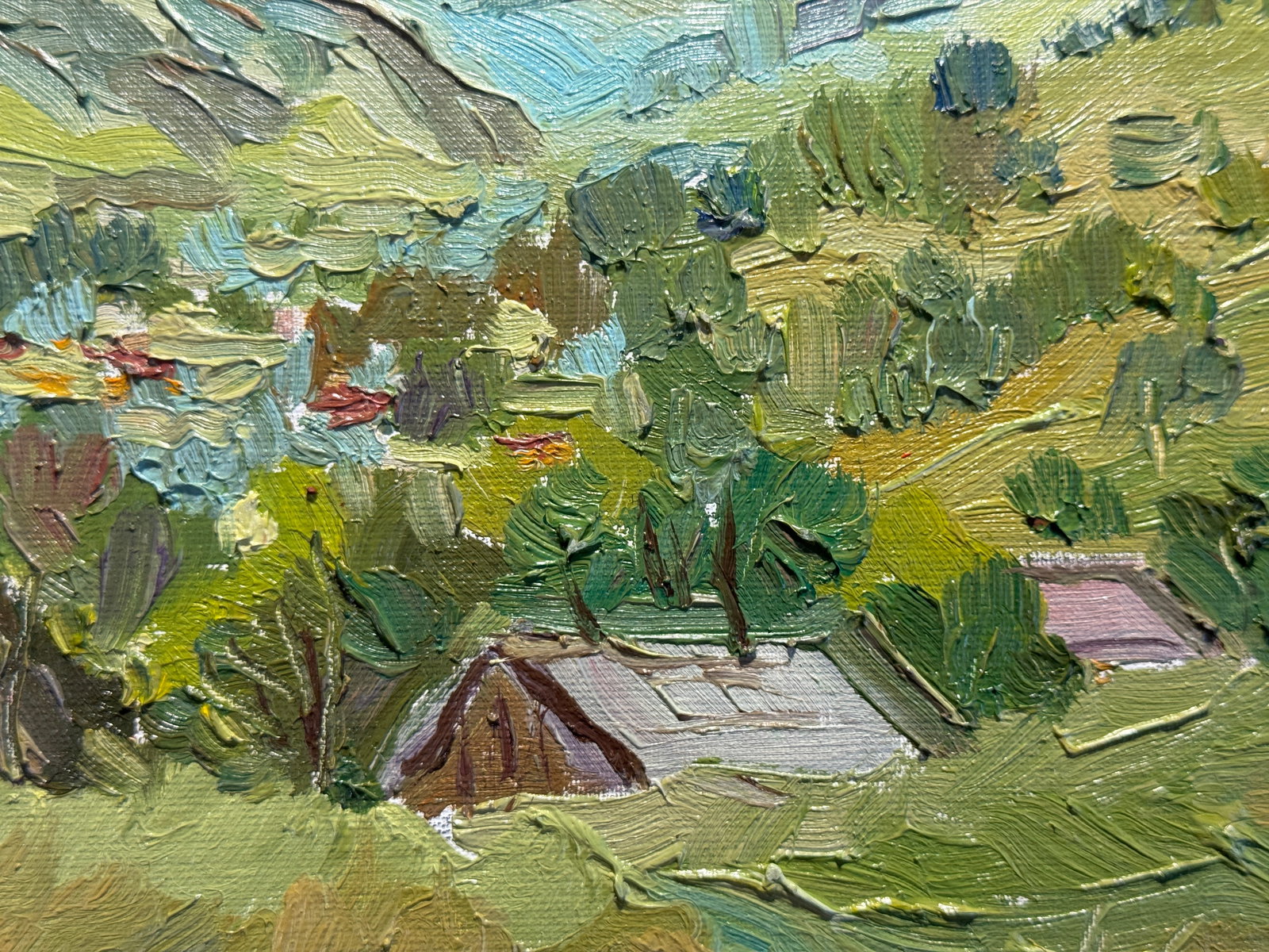 Oil painting Carpathians Verkhovyna K. Leonid - 4