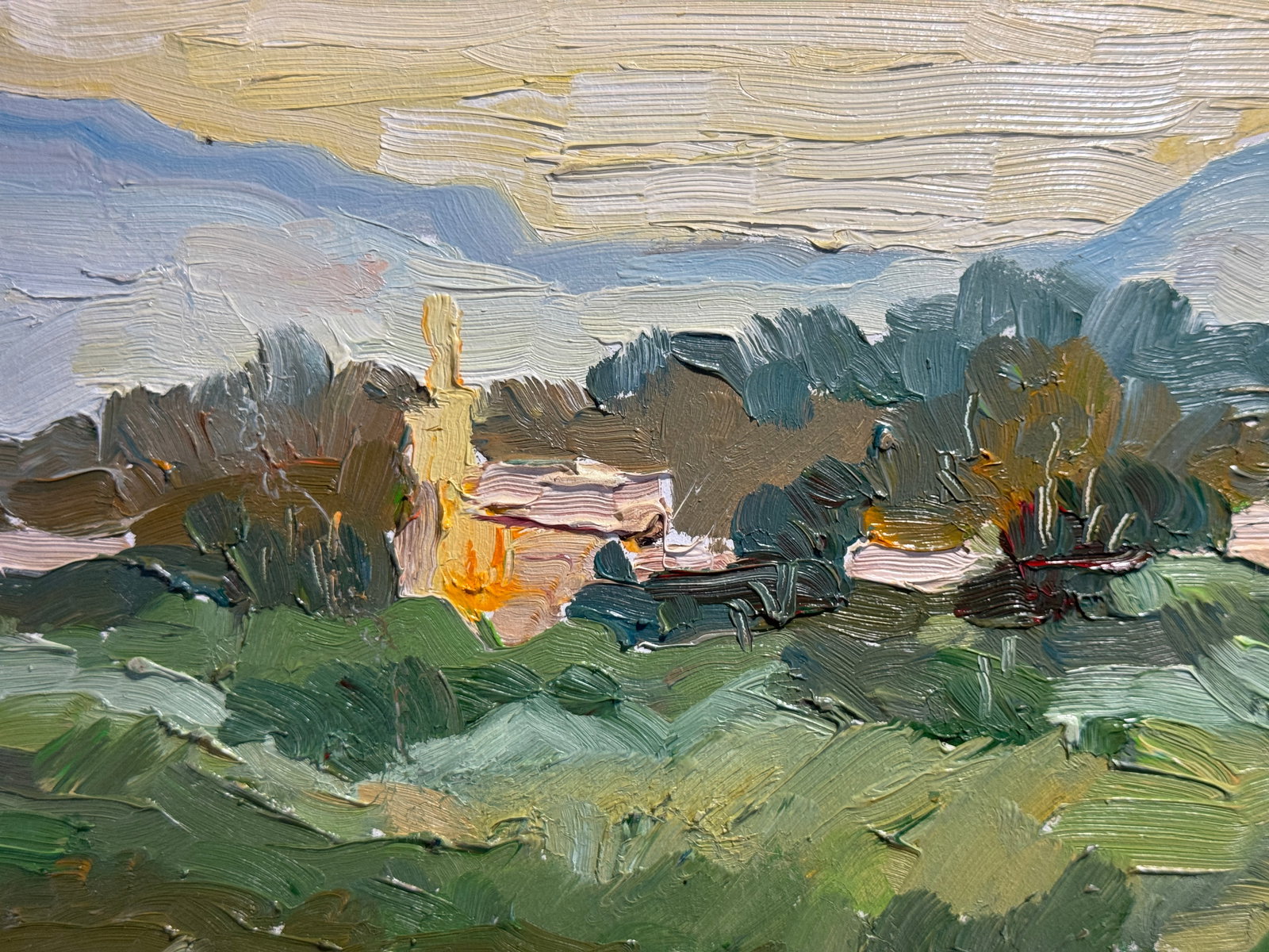 Oil painting in the countryside K. Leonid - 2