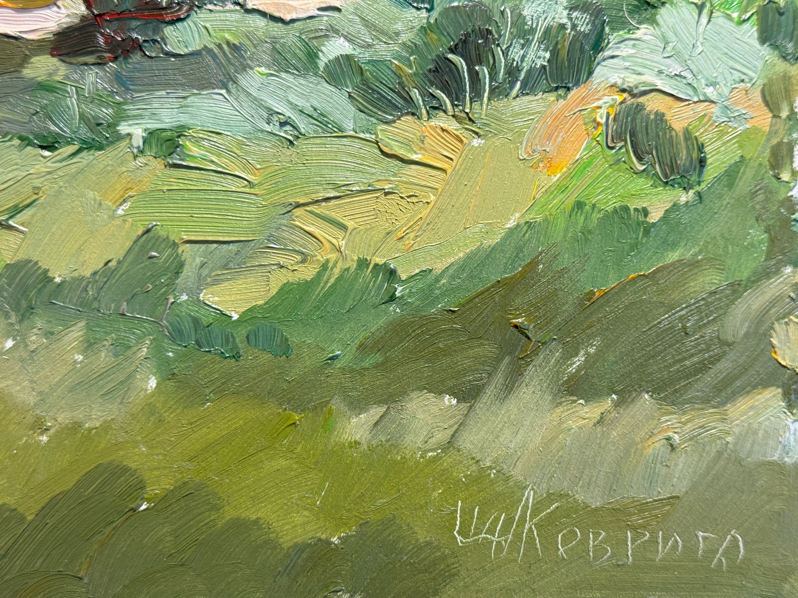 Oil painting in the countryside K. Leonid - 4