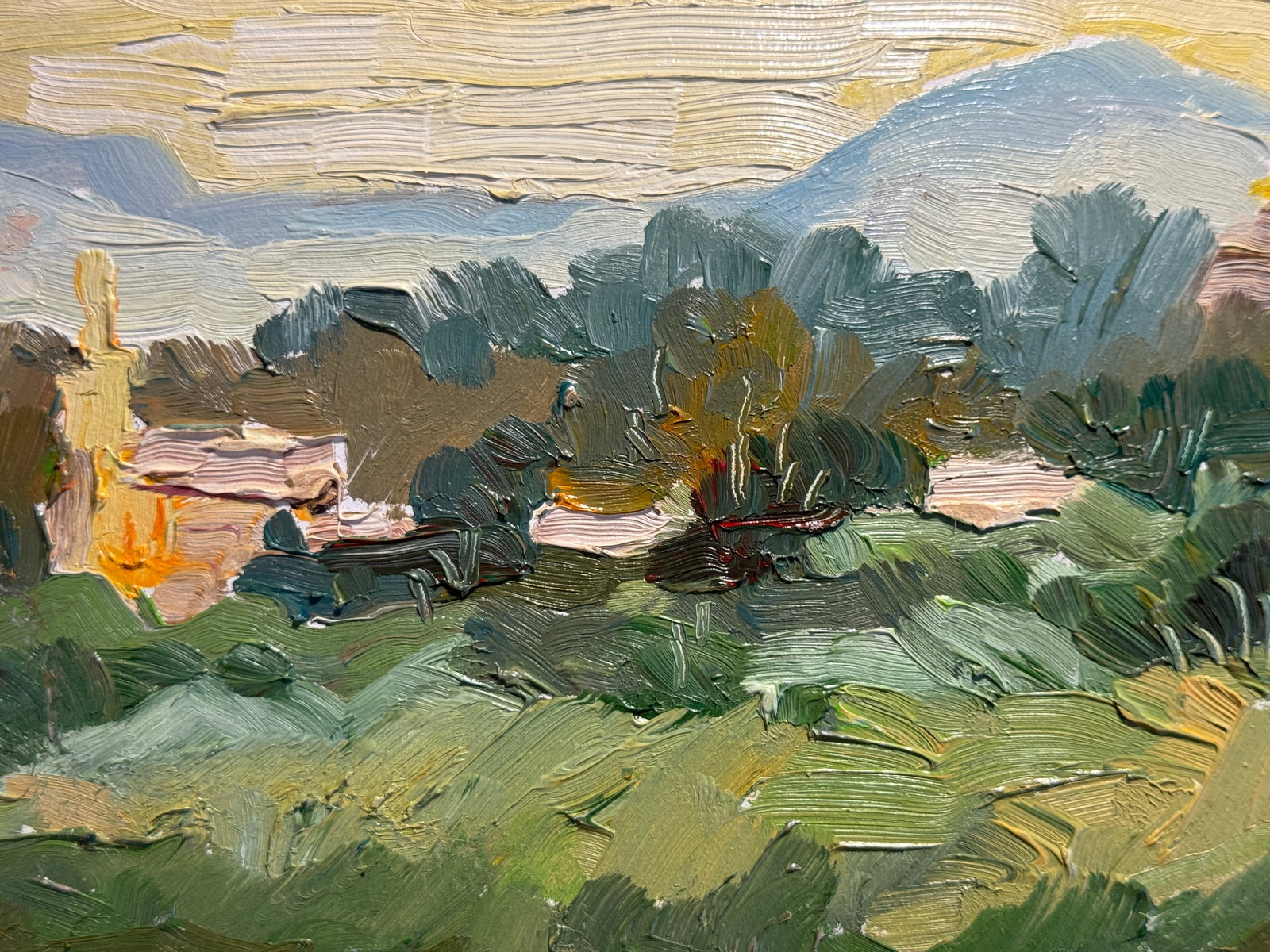 Oil painting in the countryside K. Leonid - 5