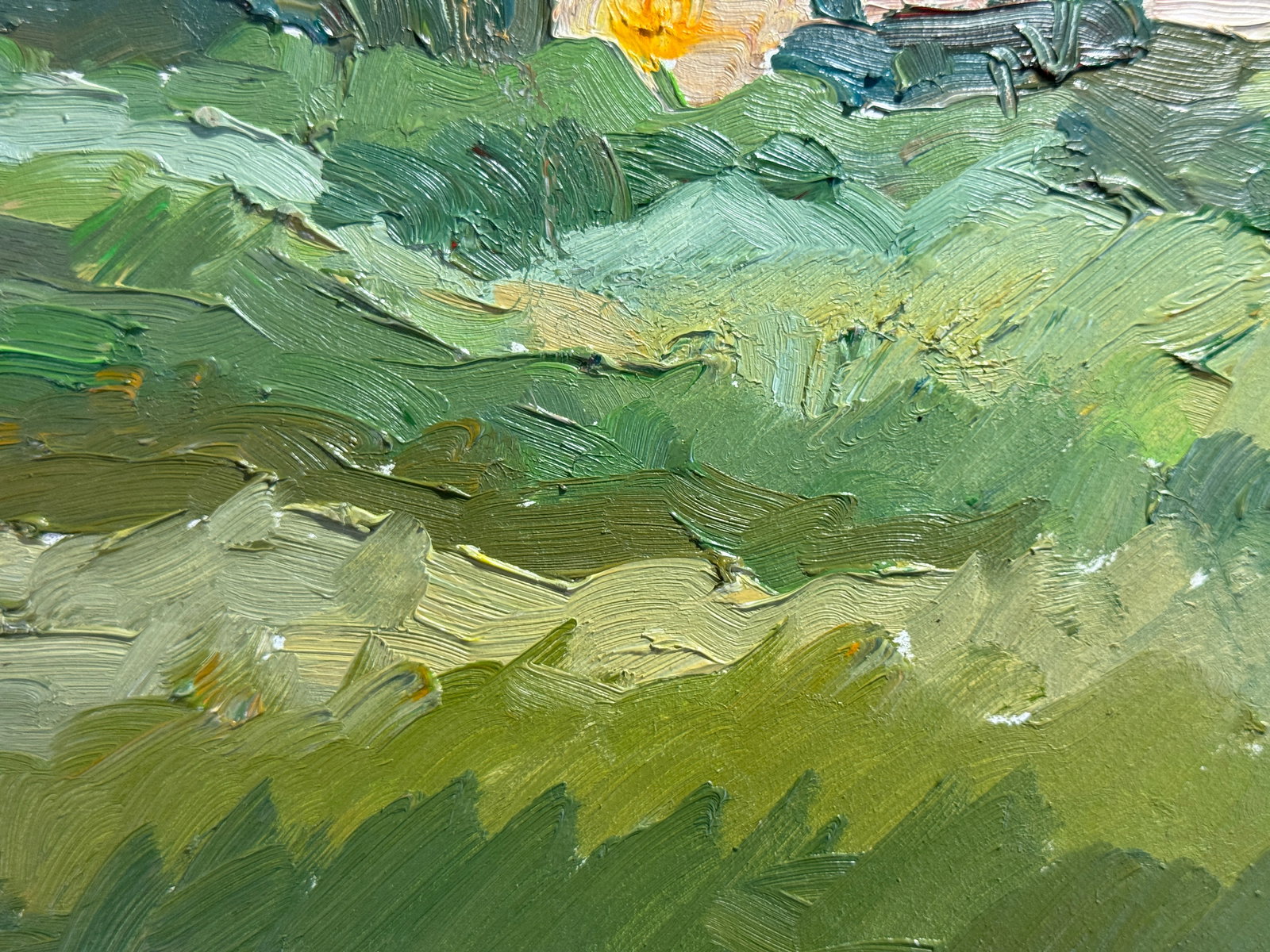Oil painting in the countryside K. Leonid - 6