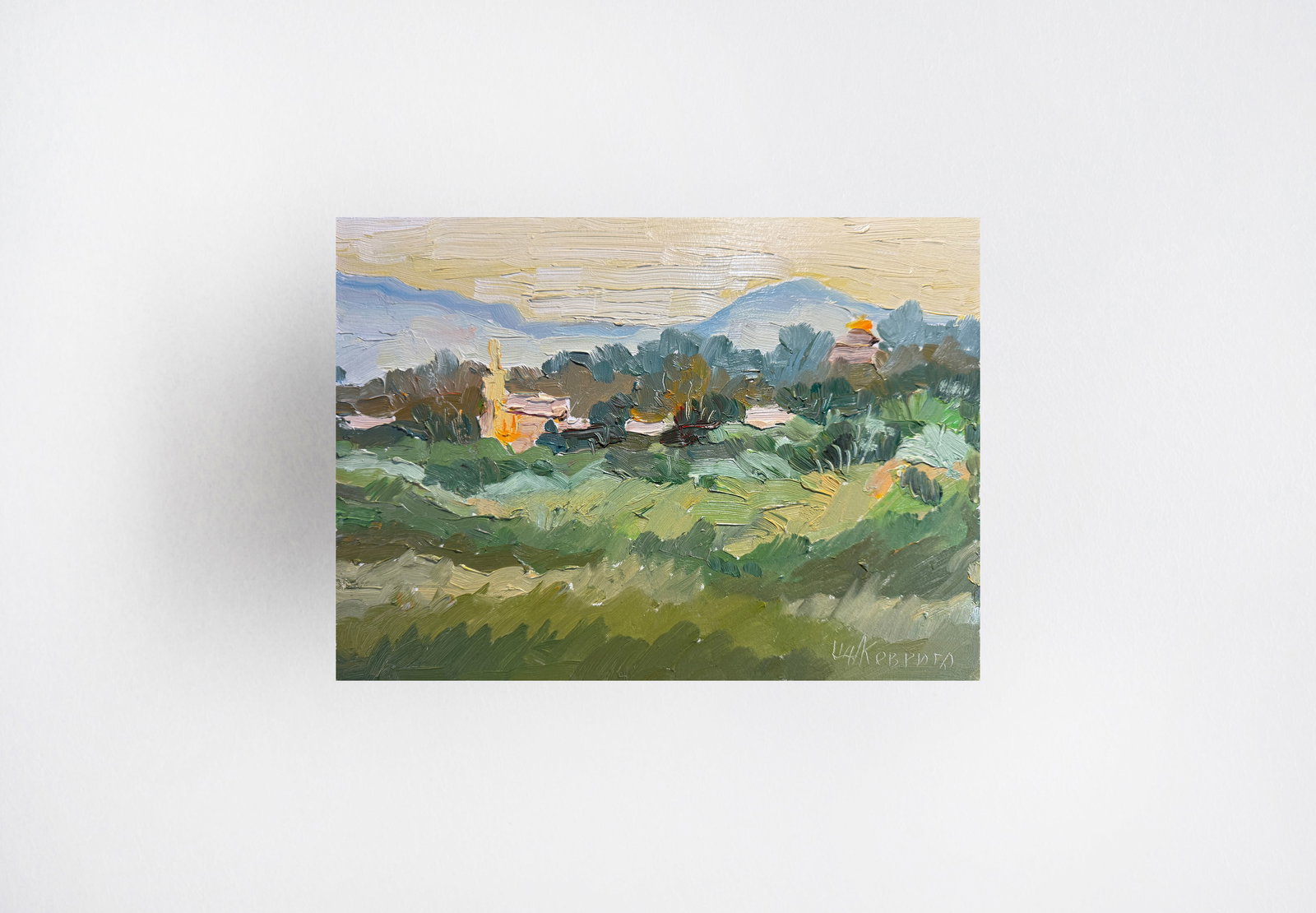Oil painting in the countryside K. Leonid - 8