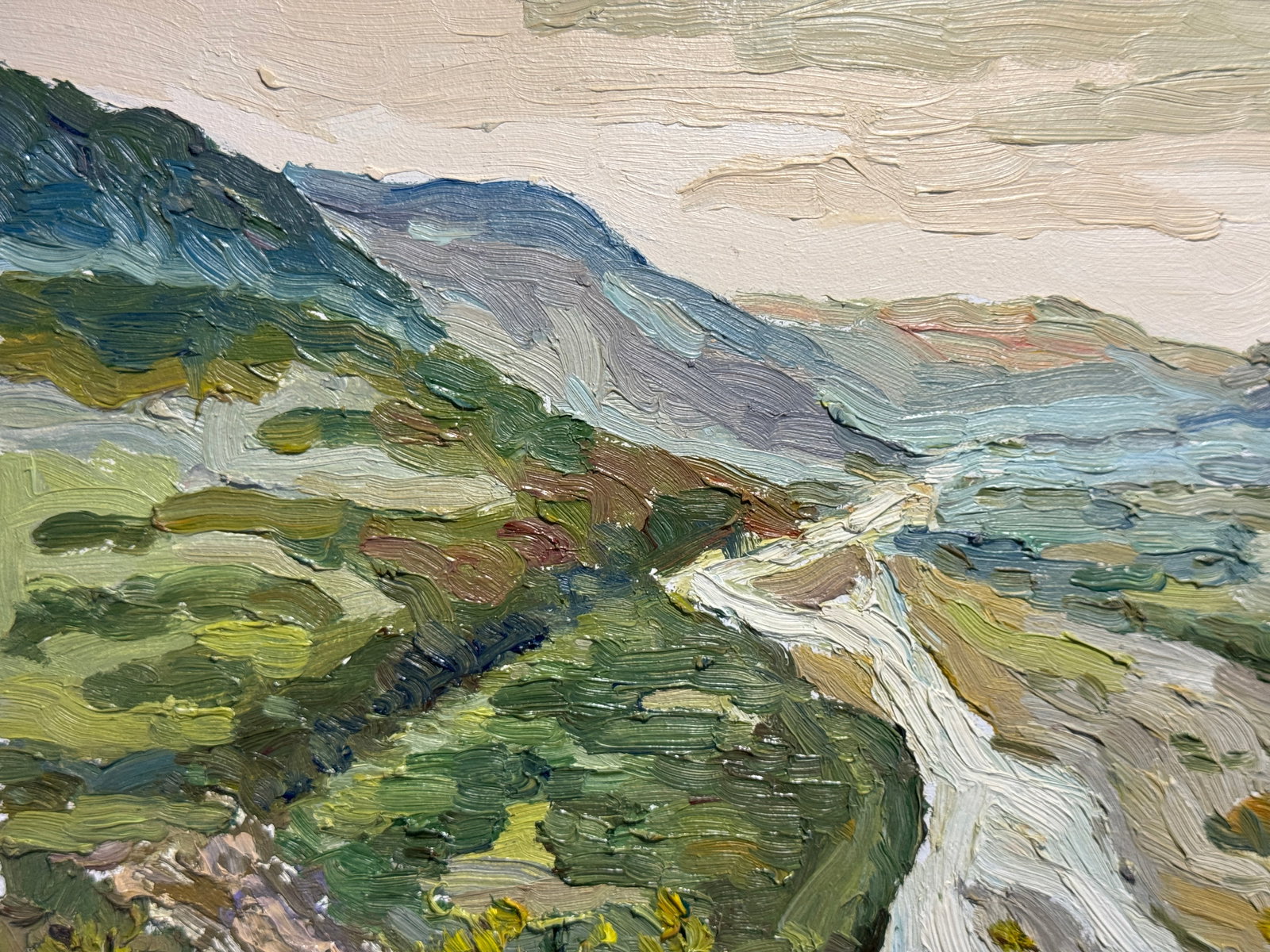 Oil painting village in the Carpathians K. Leonid - 2