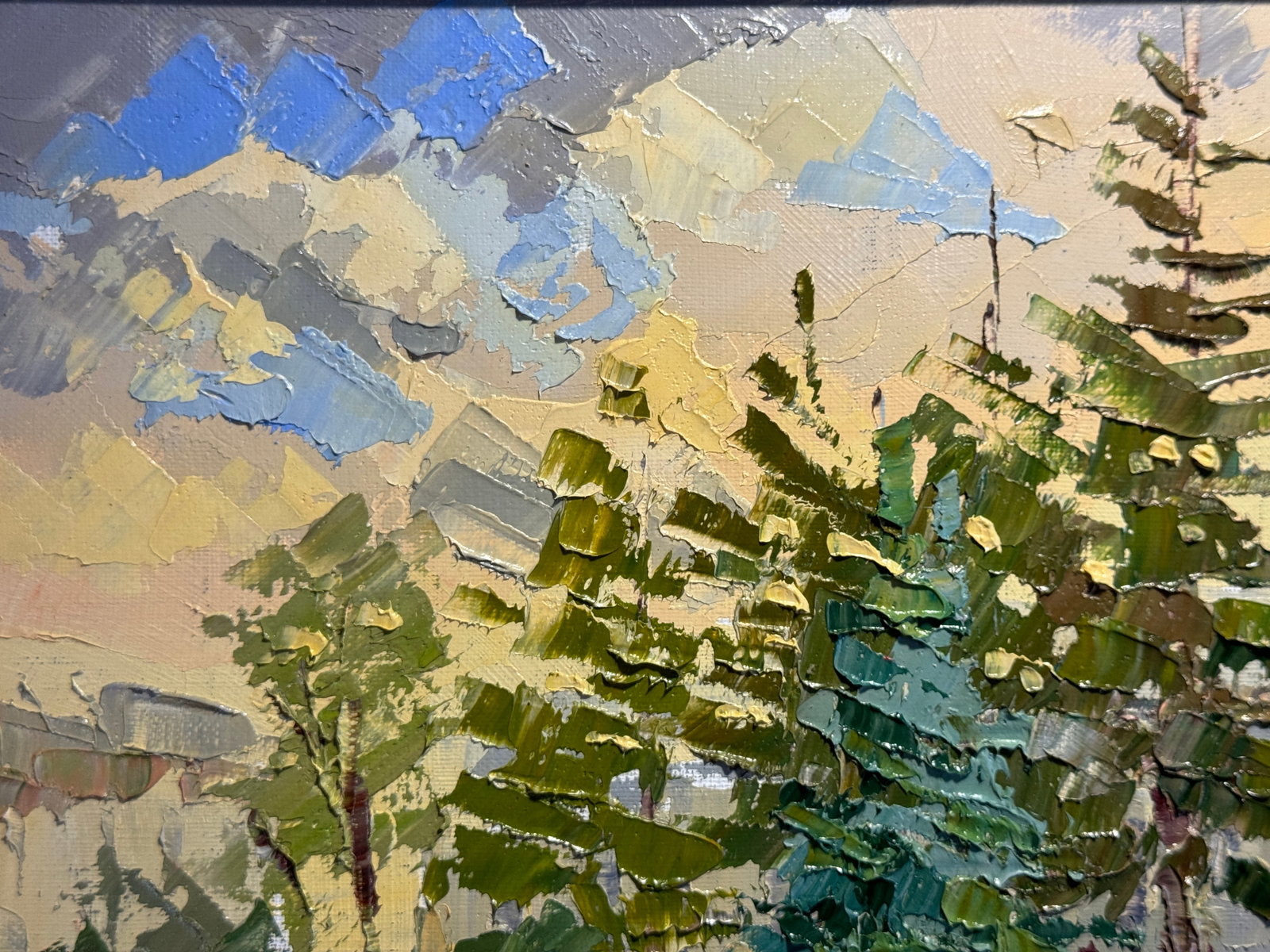 Oil painting with frame Lutsk city K. Leonid - 3