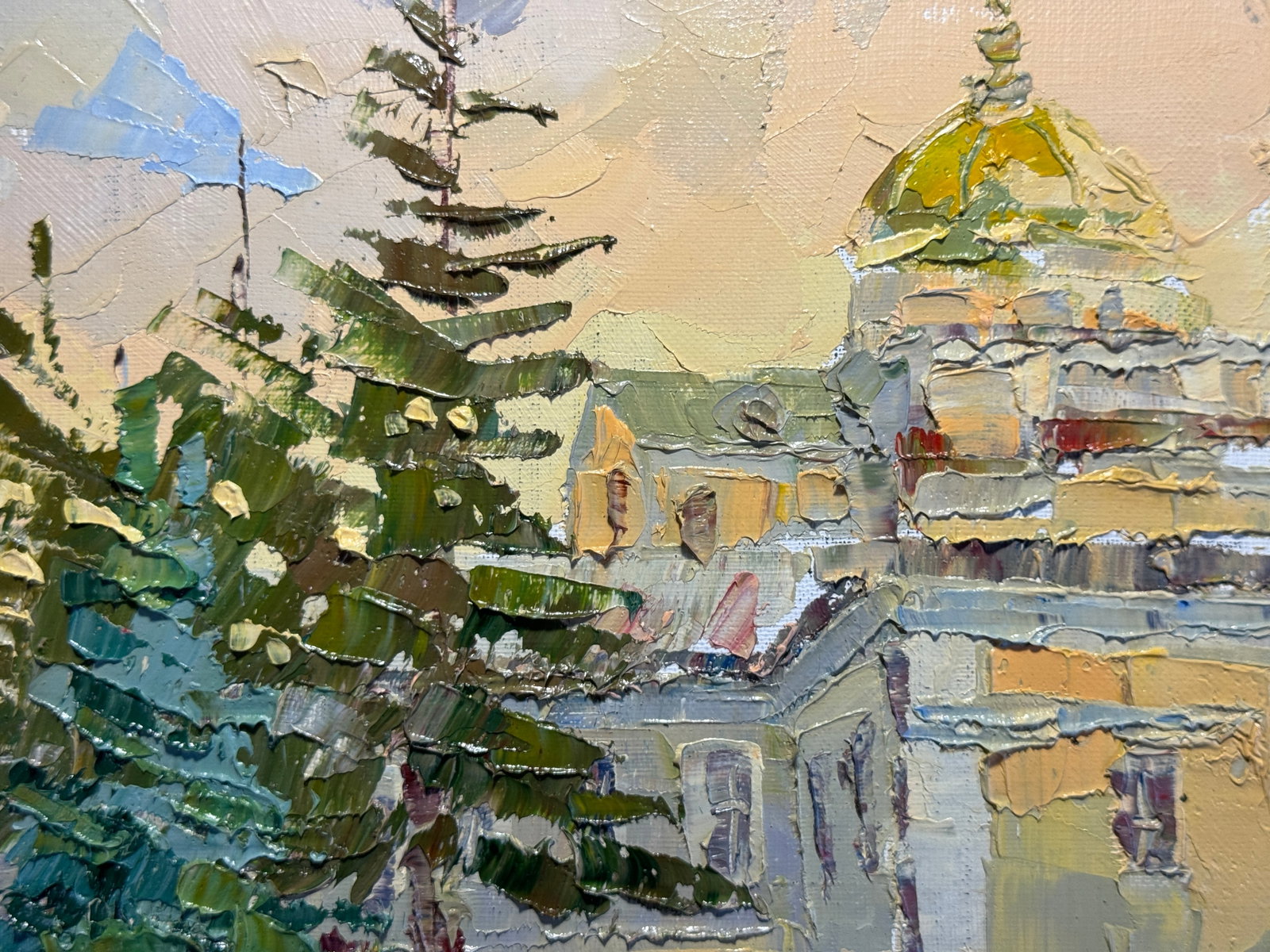 Oil painting with frame Lutsk city K. Leonid - 4
