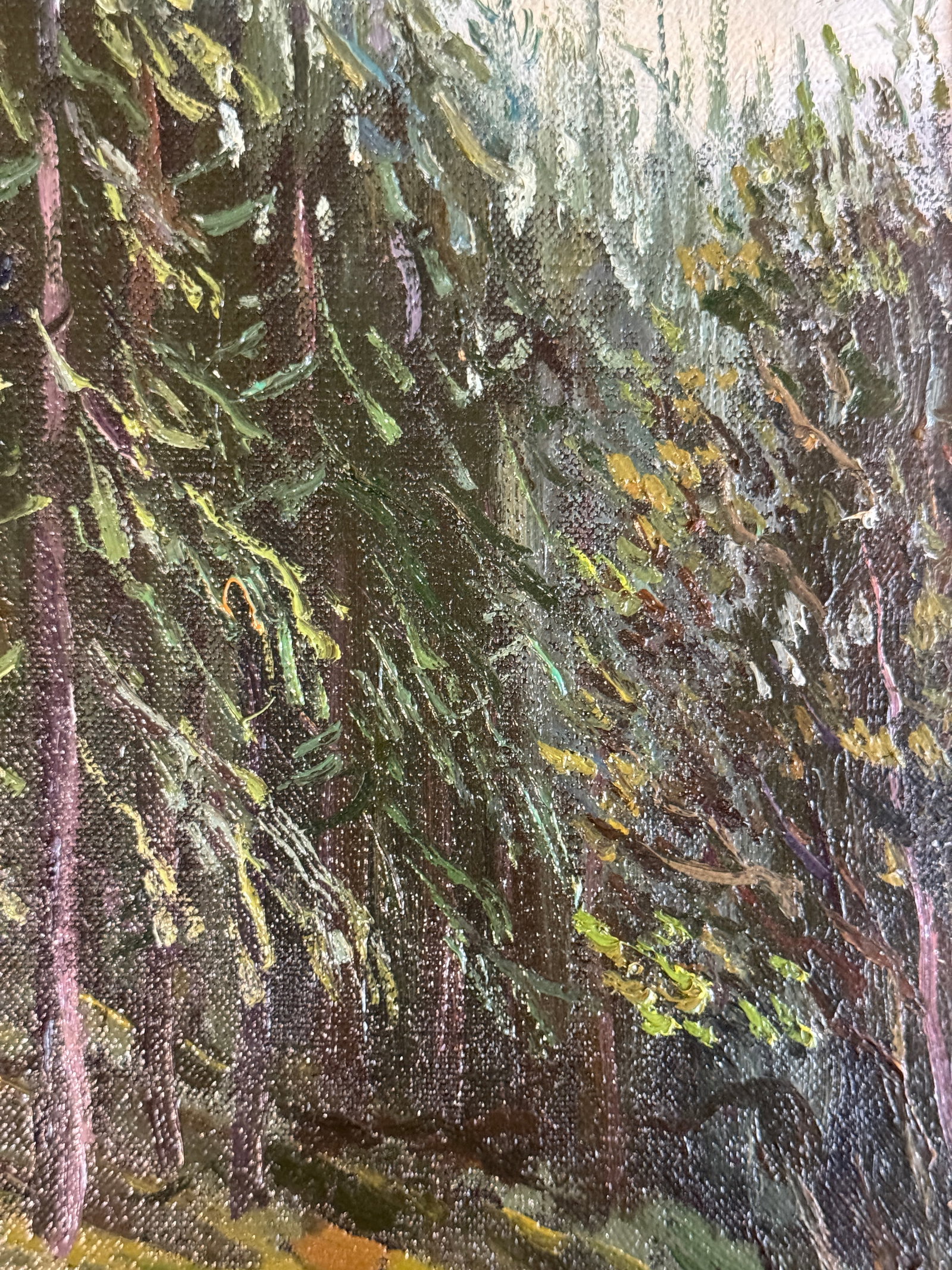 Oil painting with frame in the Carpathians K. Leonid - 4