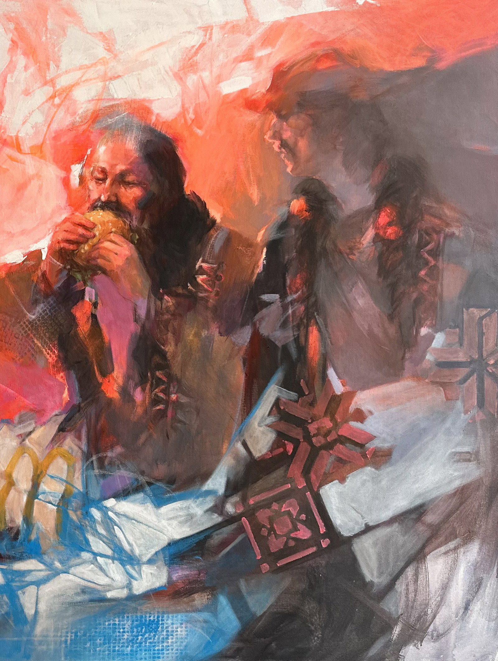 Oil portrait painting Degustation Ivan T. - 8