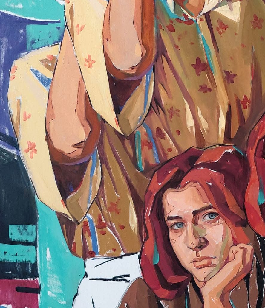 Oil painting Summer Katya F - 10