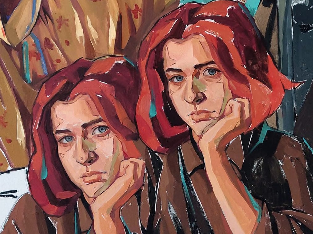 Oil painting Summer Katya F - 7