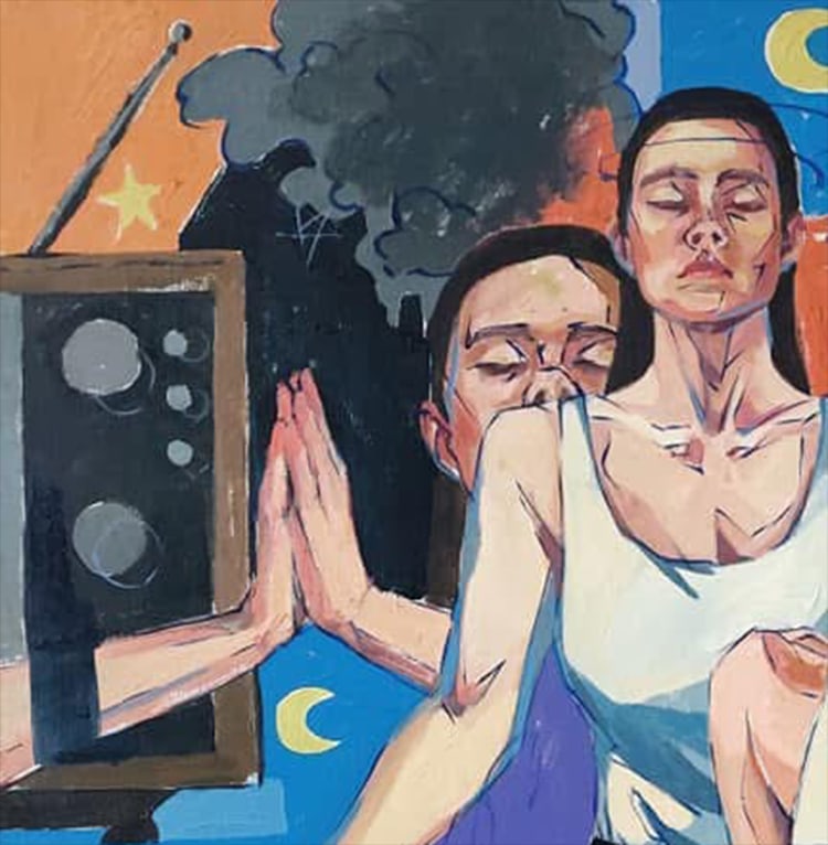 Oil painting Harmony Katya F - 5