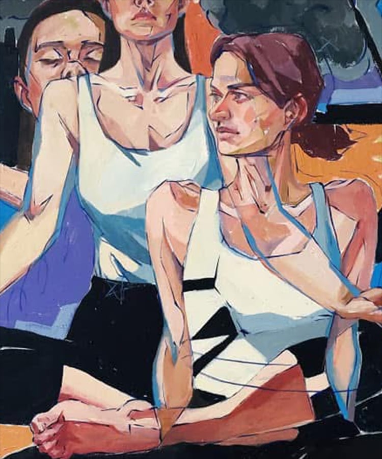 Oil painting Harmony Katya F - 9