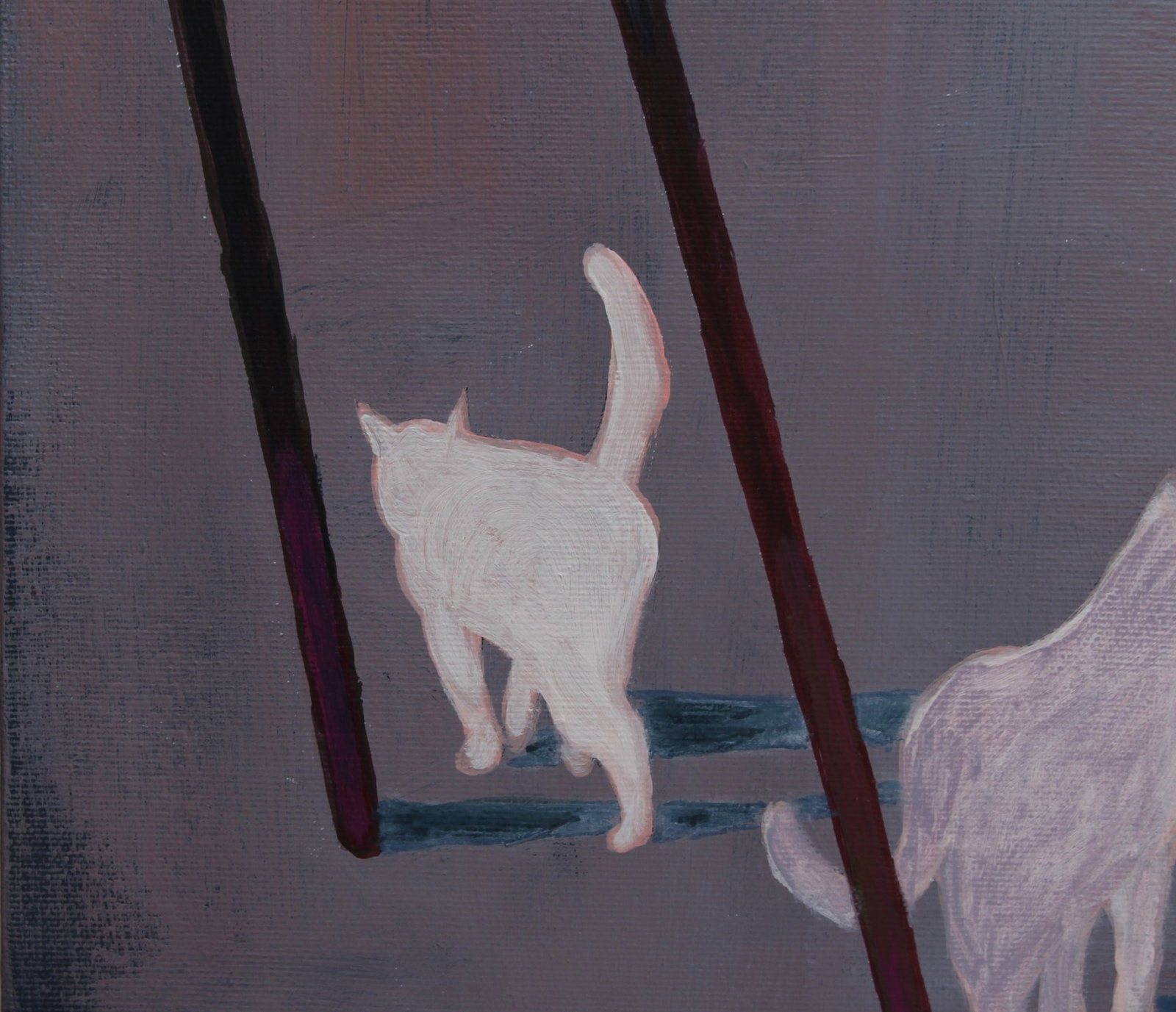 Acrylic painting to old addresses Natalia V. - 2