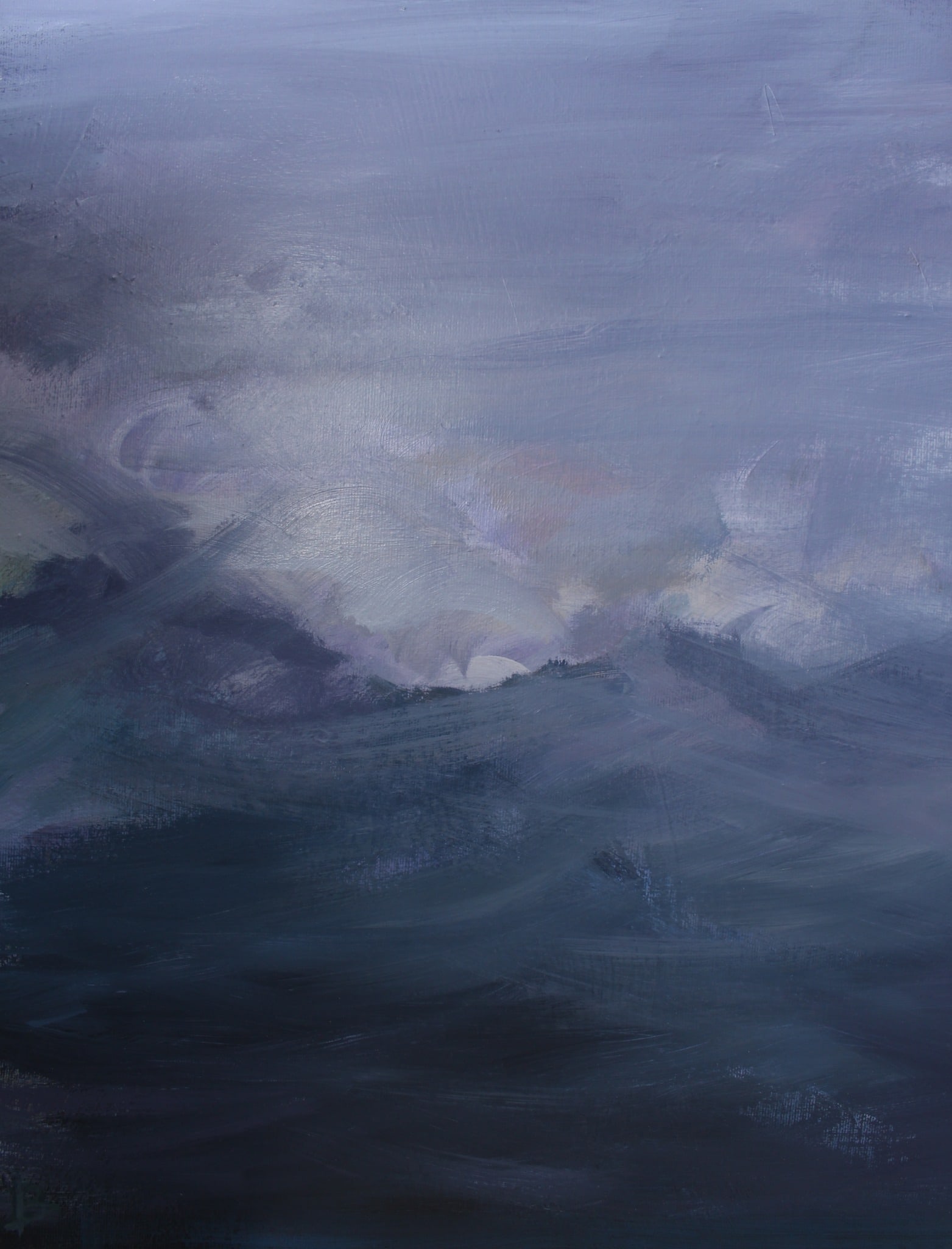 Acrylic painting gentle storm Natalia V. - 2