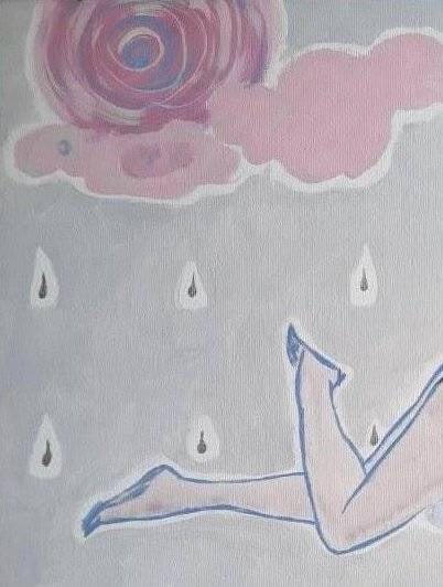 Acrylic painting retreat Natalia V. - 2