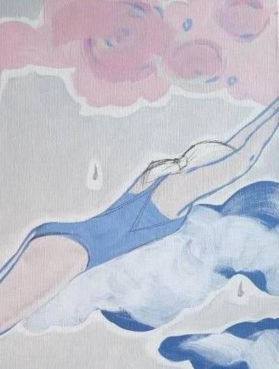Acrylic painting retreat Natalia V. - 4