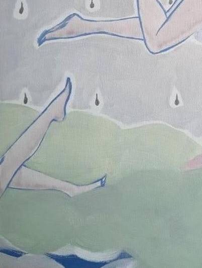 Acrylic painting retreat Natalia V. - 5