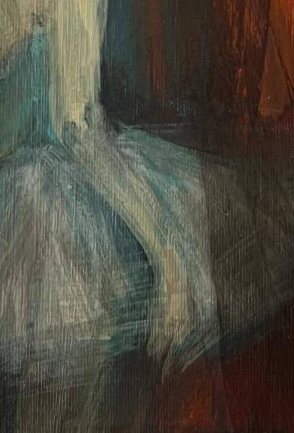 Acrylic painting ballet series Behind the scenes 1 Natalia V. - 8