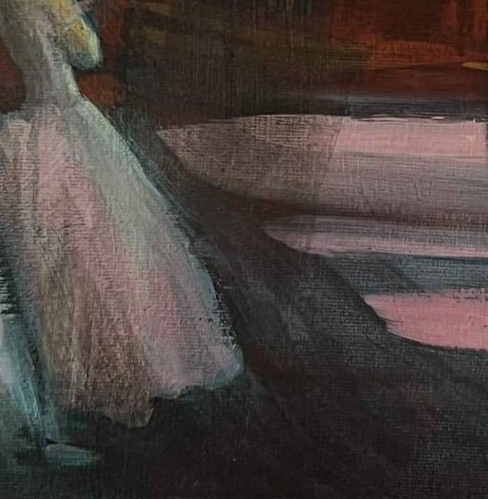 Acrylic painting ballet series Behind the scenes 3 Natalia V. - 6