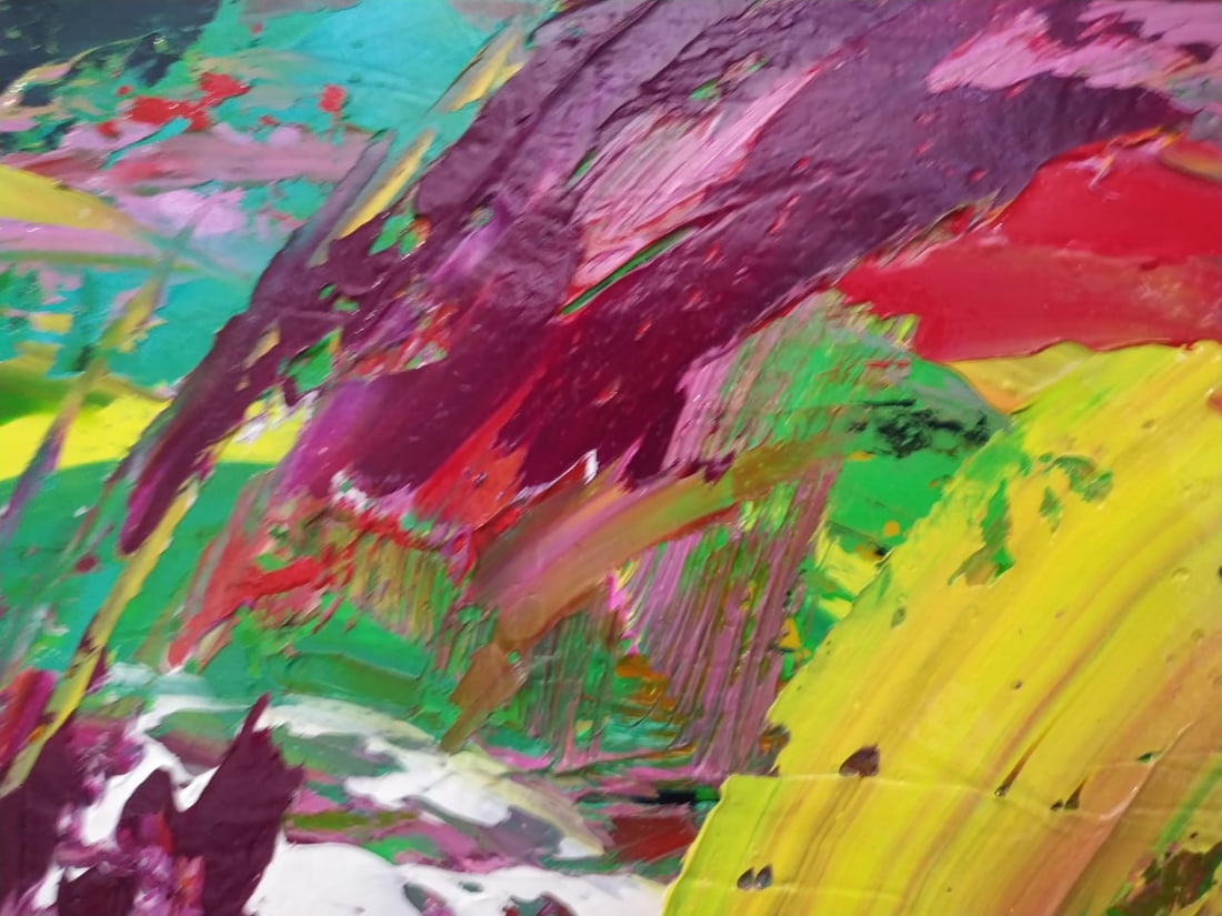 Abstract Oil painting SURF Nina L - 3
