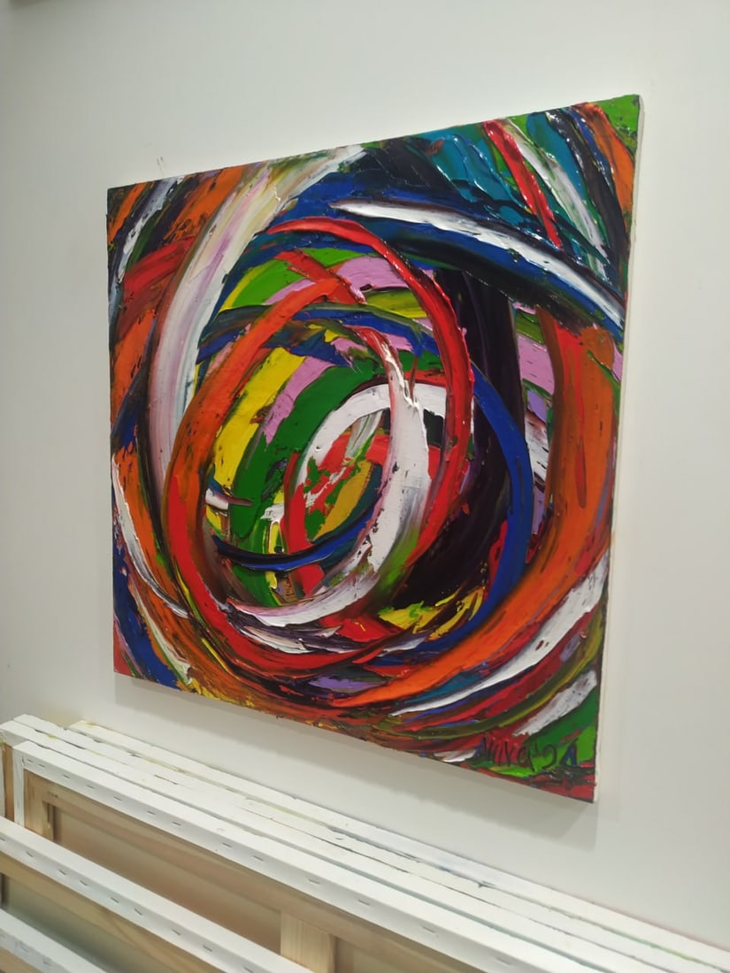Abstract Oil painting Universe 8 Nina L - 10