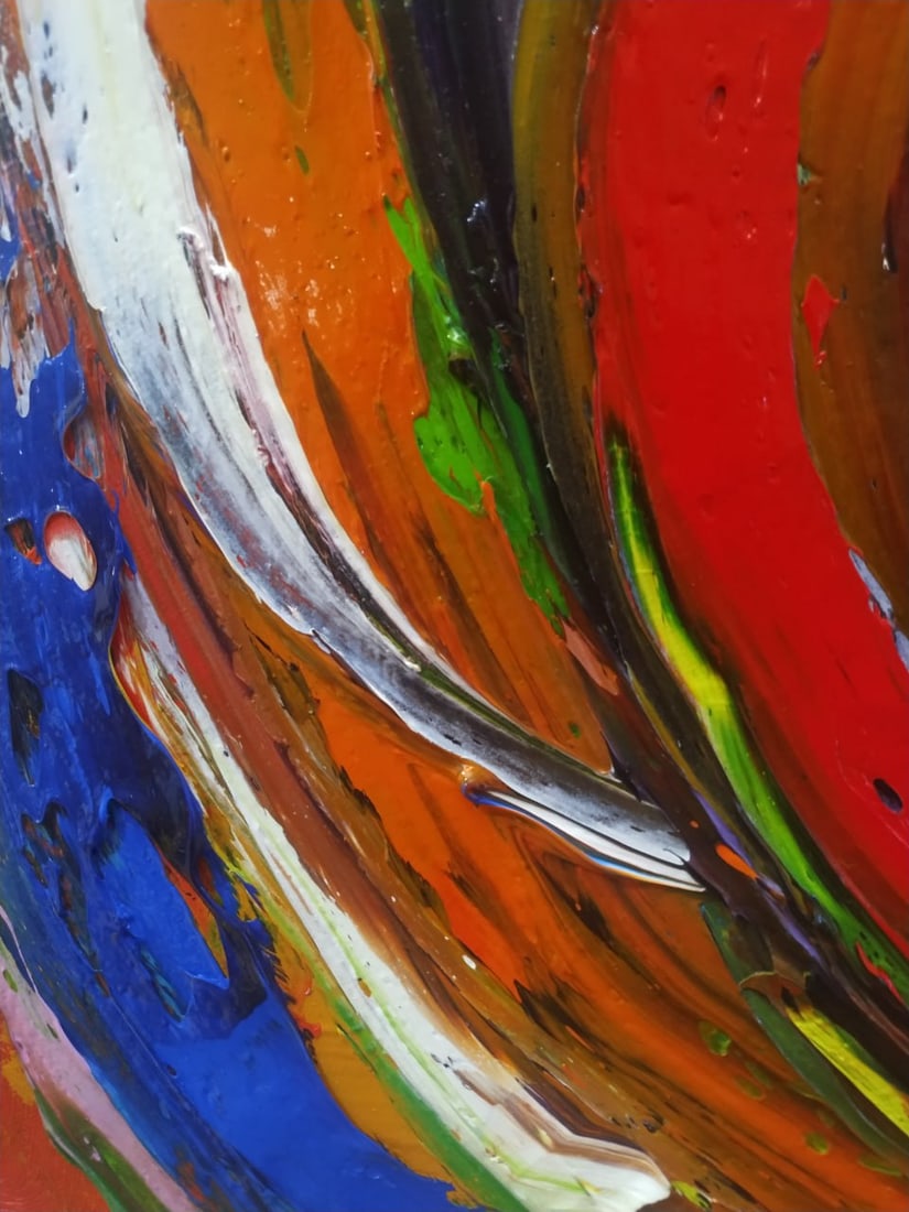 Abstract Oil painting Universe 8 Nina L - 7