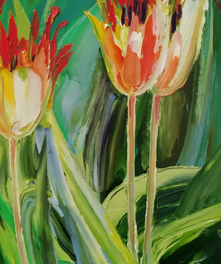 Oil painting Tulips Nina L - 10