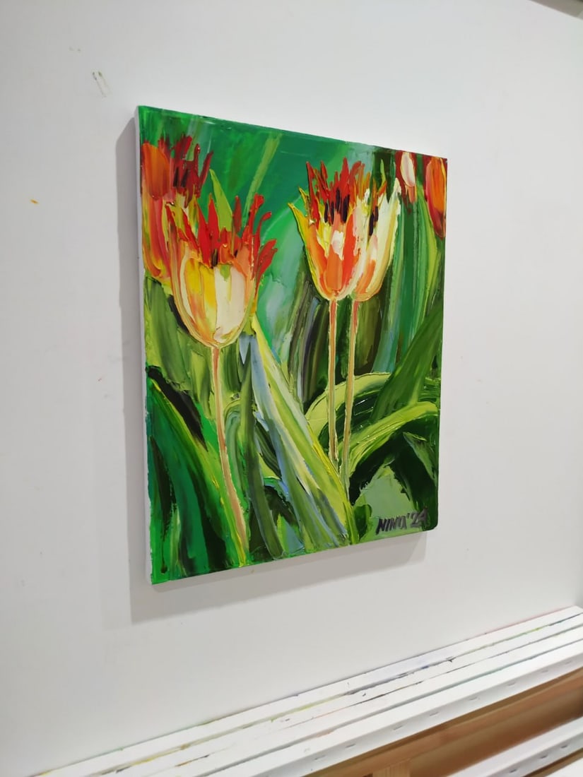 Oil painting Tulips Nina L - 3