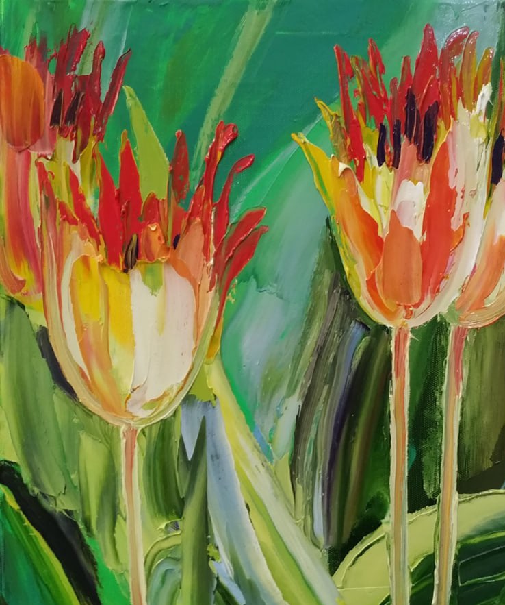 Oil painting Tulips Nina L - 6