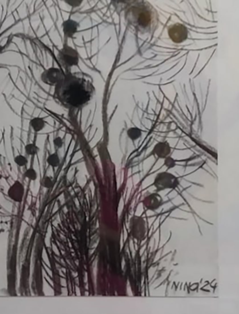 Oil painting Trees Nina L - 5