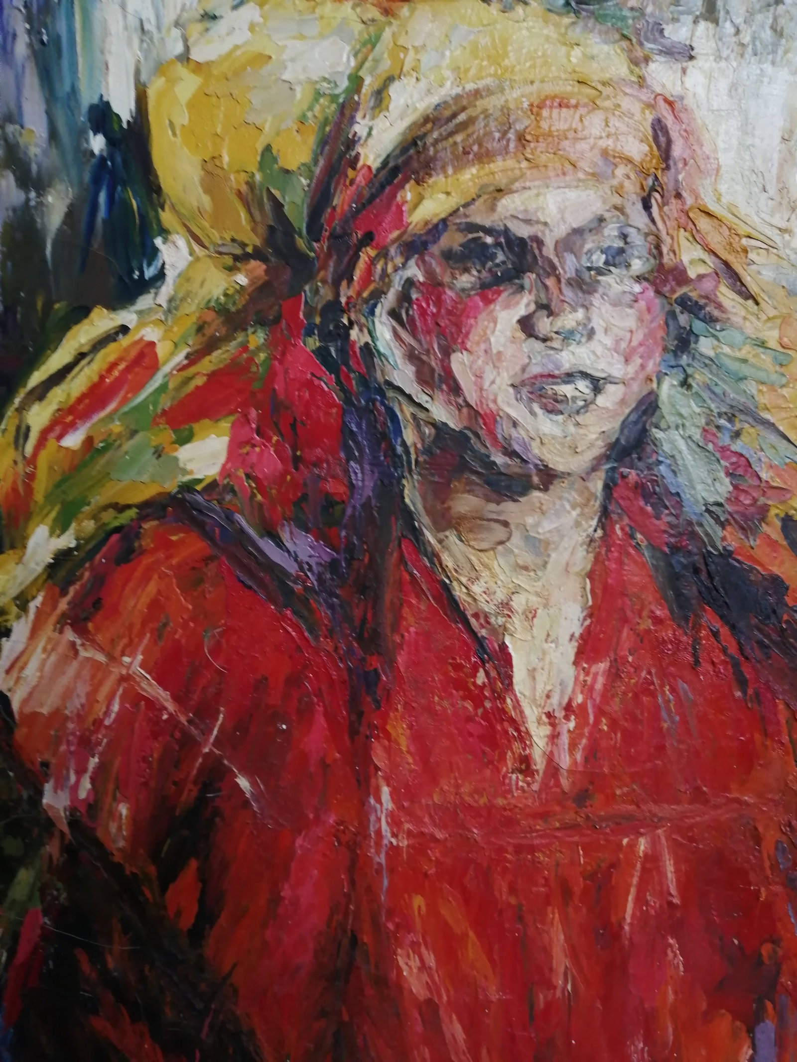 Oil painting Girl in traditional wear Vadim Os'onov - 3
