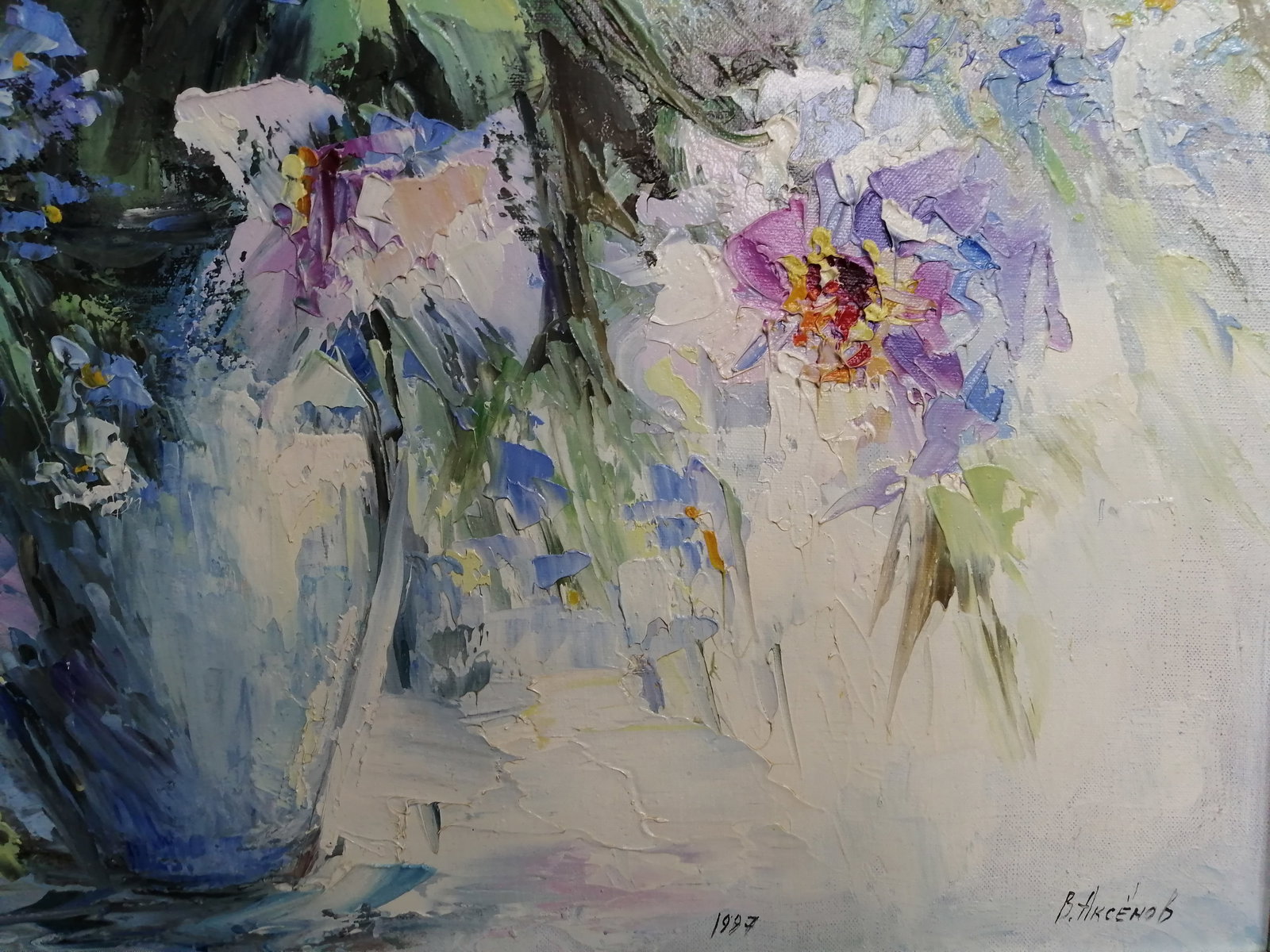 Oil painting Peonies Vadim Os'onov - 7