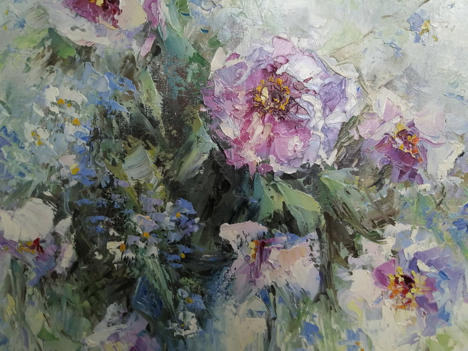 Oil painting Peonies Vadim Os'onov - 9