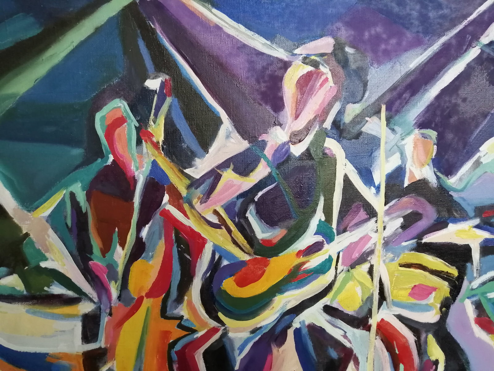 Oil painting Musicians Vadim Os'onov - 2