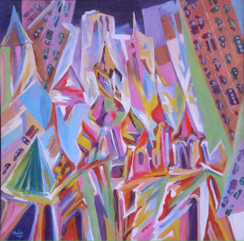 Oil painting Moscow Vadim Os'onov - 11
