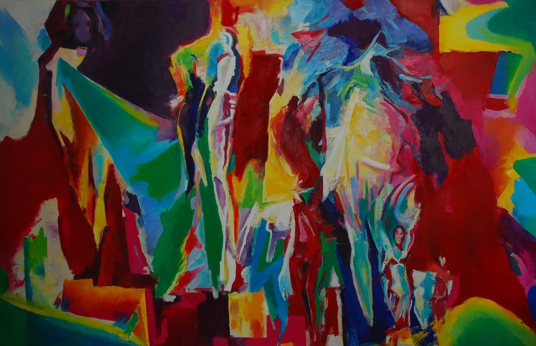 Oil painting Fashion TV Vadim Os'onov - 10